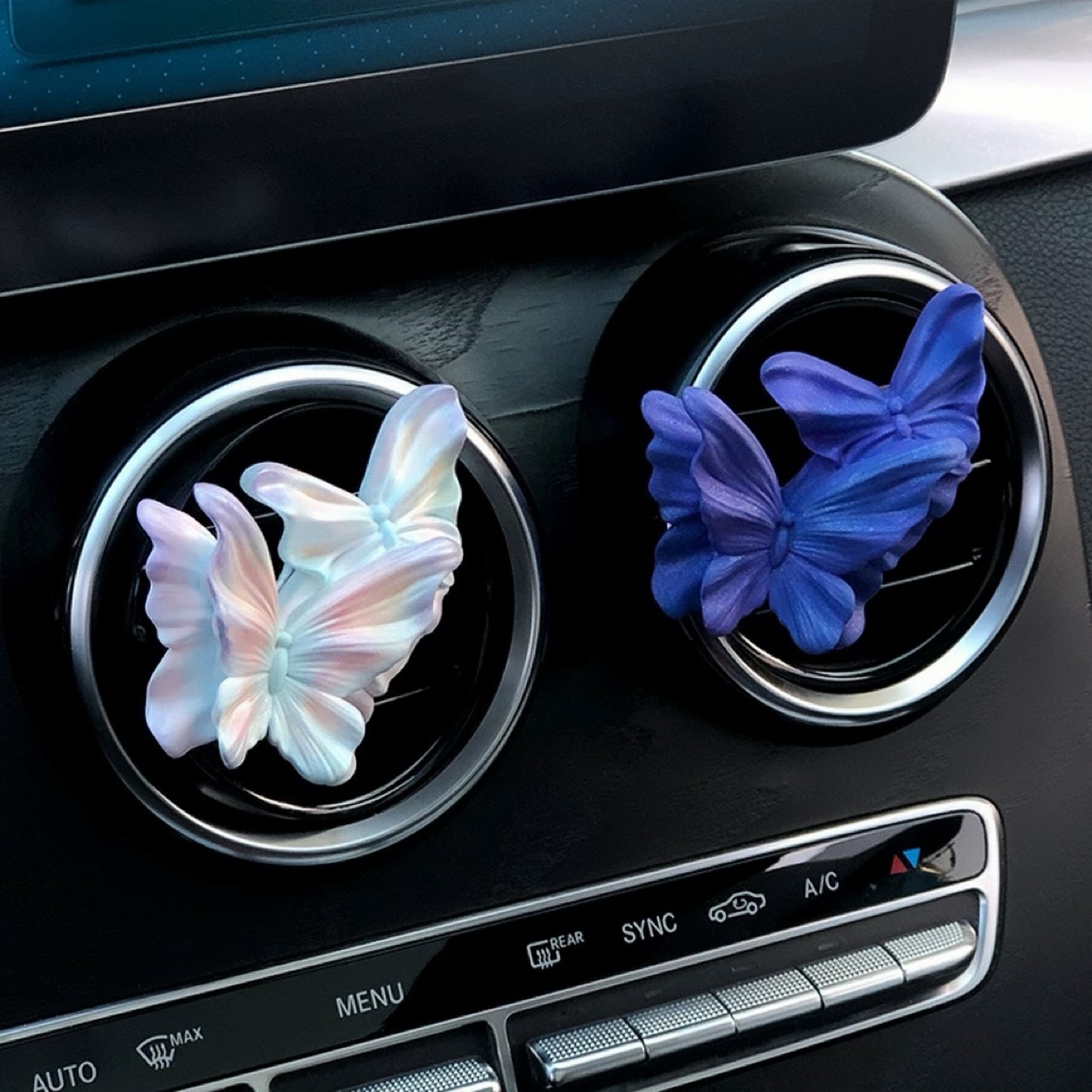 Cute butterfly shape  Car Air Freshener Clip，Fragrant flowers and fruits