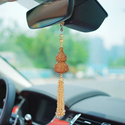 Luxury Crystal Diamond Car Pendant Car Hanging Ornament