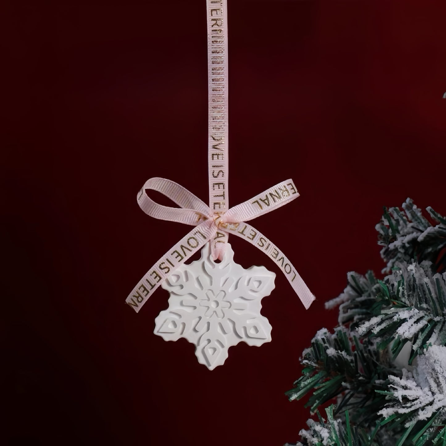 Christmas pink snowflake Fragrant Tablets for car air freshener-wardrobe air freshener