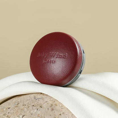 Round genuine leather Car Air Freshener Clip, Long Lasting-Suitable for all Car