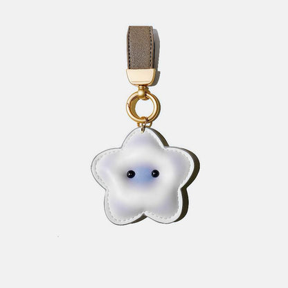 Genuine leather keychain cute Girls Key Chain